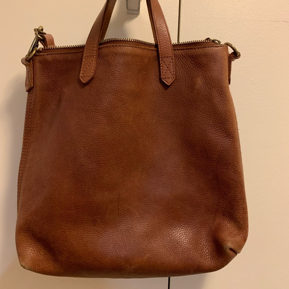 Madewell leather tote